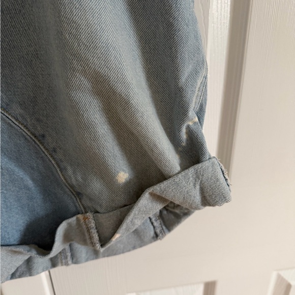 We the Free People High Roller Denim Romper Shortalls Overalls Onesie - Picture 6 of 9